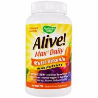 Фотография упаковки Nature's Way Alive Max3 Daily мультивитамины 180 таблеток