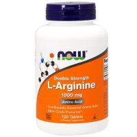 Фотография упаковки Now Foods L-аргинин 1000 мг 120 таблеток